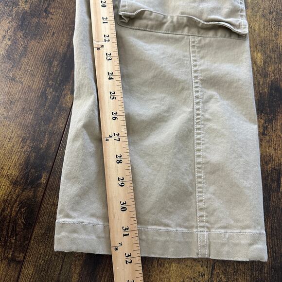 Luxe to kill cargo pants women's size US 8 tan khaki streetwear baggy 90's style - Picture 7 of 10